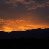 今日の夕焼け