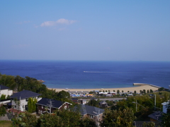 青い空と蒼い海