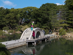 縮景園・賑わい