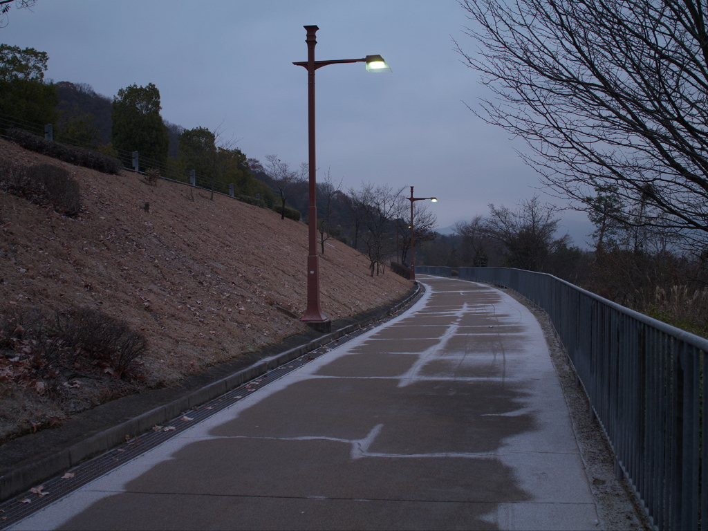 外気温・氷点下２度