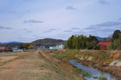 黒瀬川を散歩・上流域を一望