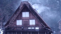 朝ごはんの仕度中