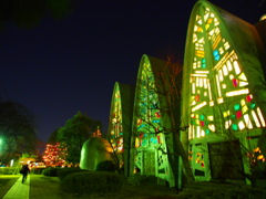 礼拝堂のある景色