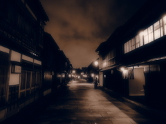 夜のひがし茶屋街