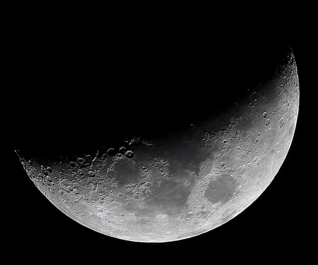 今夜の月（ISO=1600版）