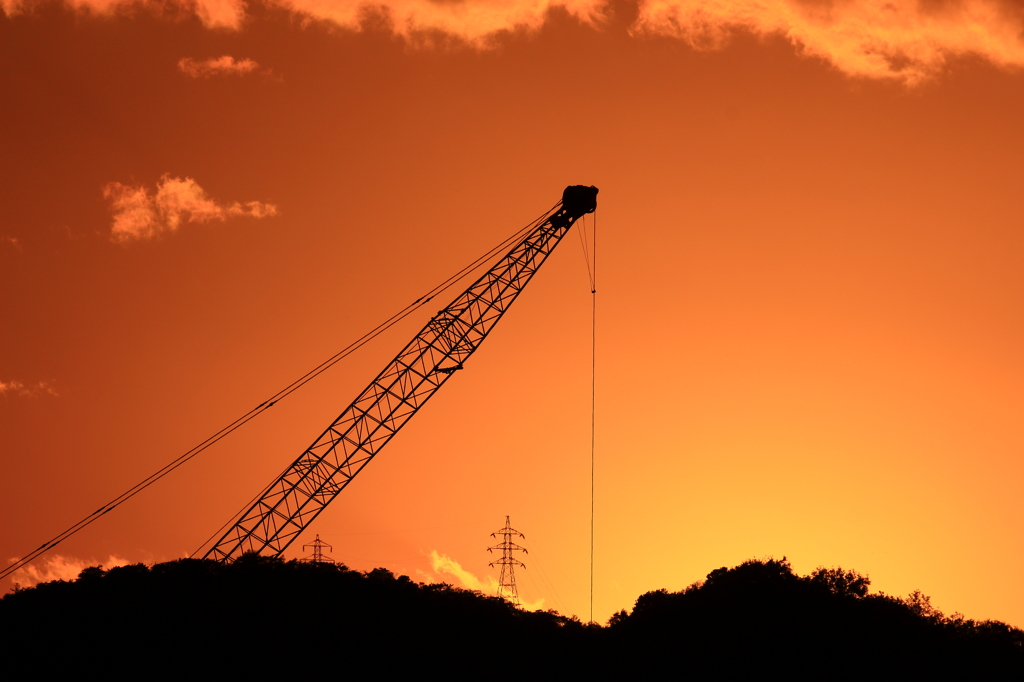 沈んだ夕陽を釣り上げる
