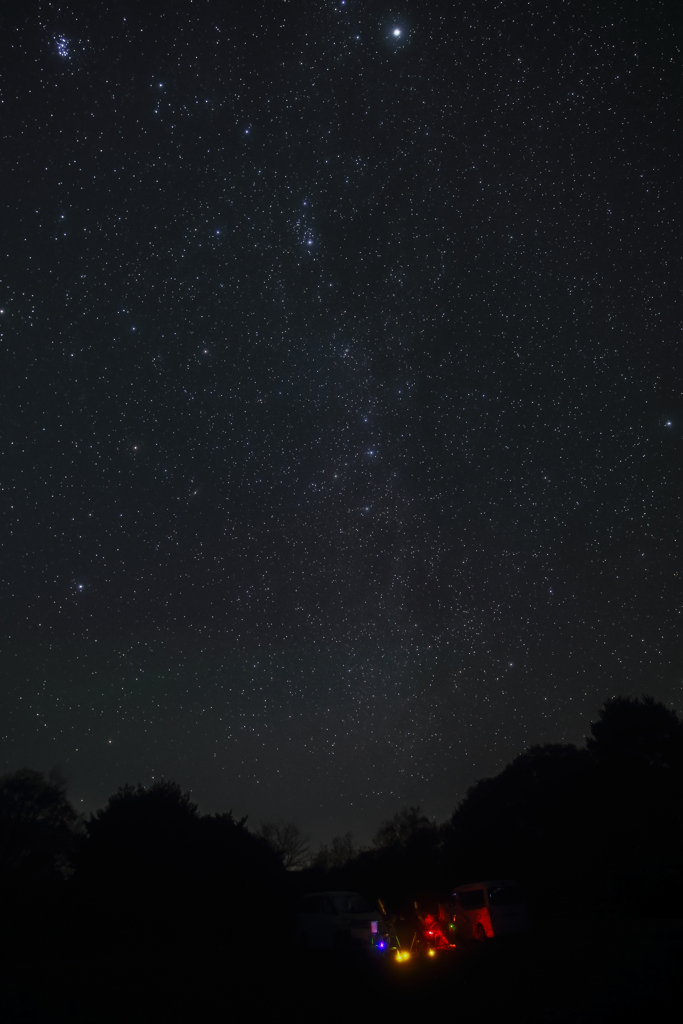 満天の星を２人占め
