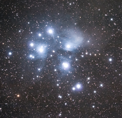 プレアデス星団 from 八塔寺