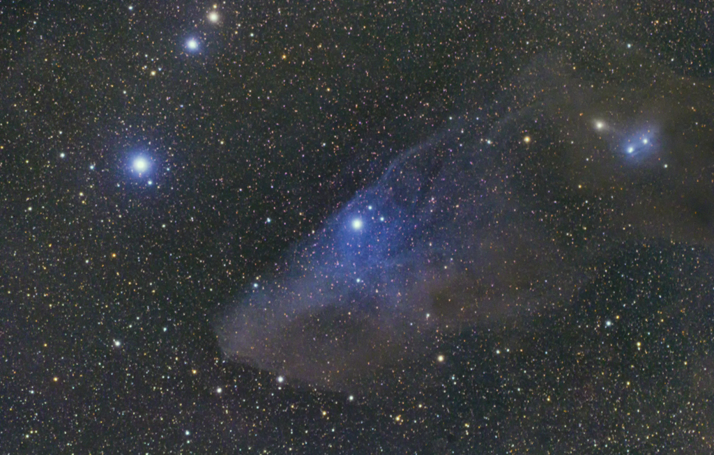 青い馬星雲