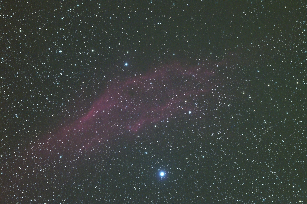 カリフォルニア星雲 from 八塔寺