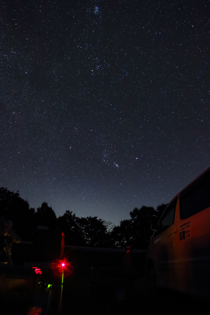 ５ヵ月ぶりの満点の星空