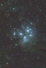 ２年前のプレアデス星団