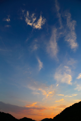 今日の夕景 ①
