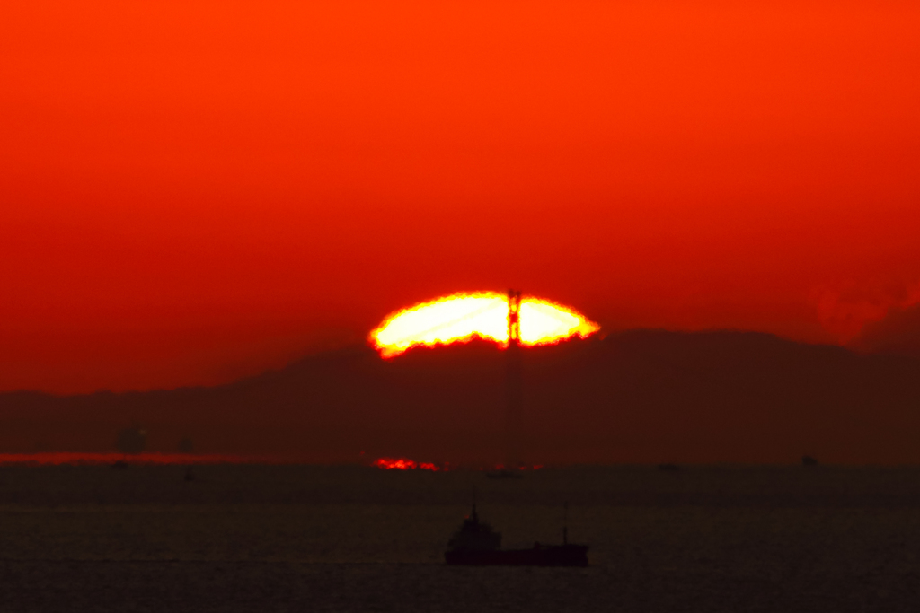 落日ではなく落胆