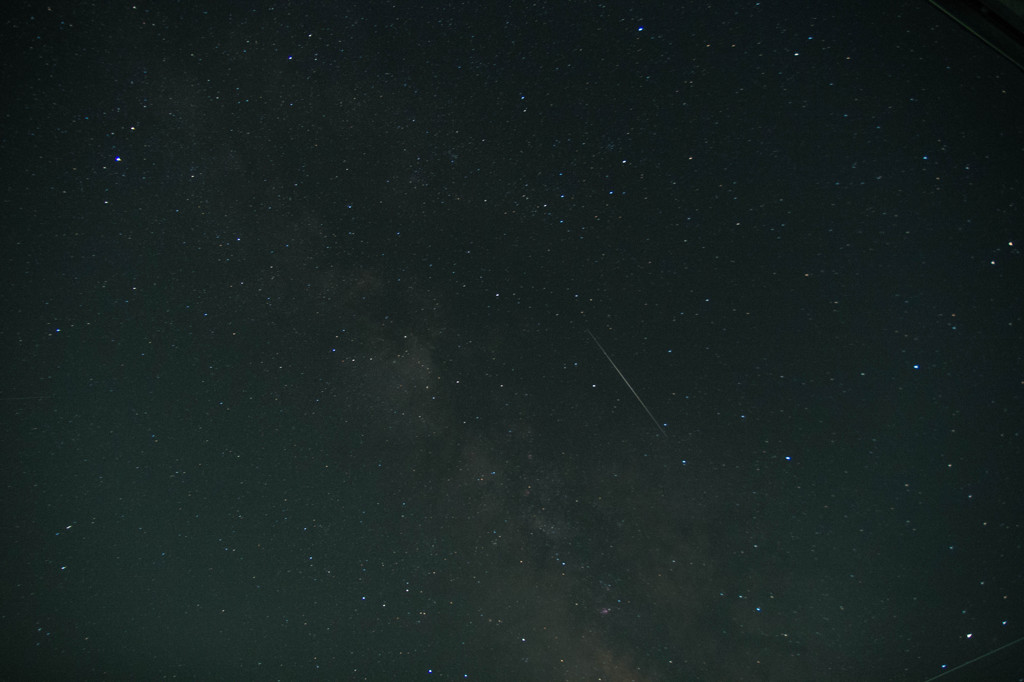 午前３時、玄関開けたら天の川…そして流れ星