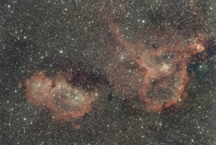 4年前の今日撮影の ハート＆胎児星雲2022