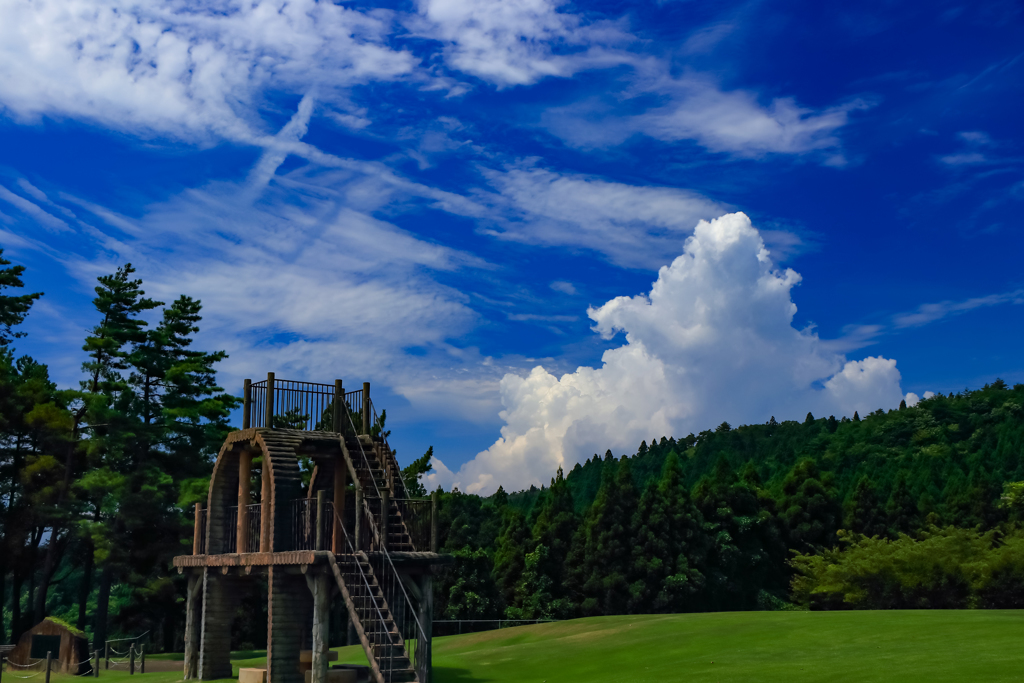 夏空と秋空