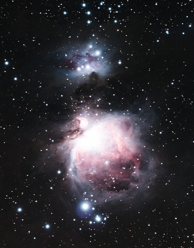 Valentineの夜のオリオン大星雲 from 八塔寺