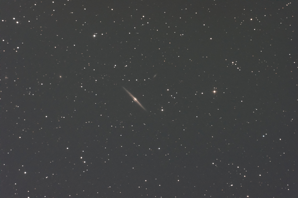 玄関ポーチで試写 《NGC4565 with LPS-P2》