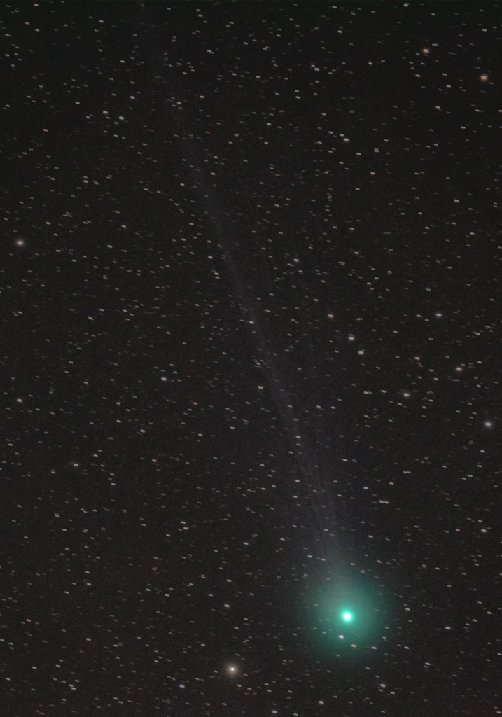 八塔寺からのラヴジョイ彗星