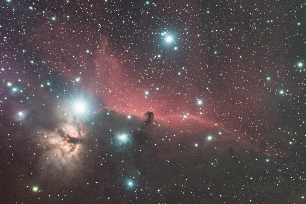 FS60-CBとASI183MCで玄関先から馬頭星雲