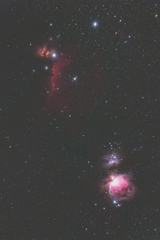 馬頭と大星雲 ～オリオン座の２大スター～