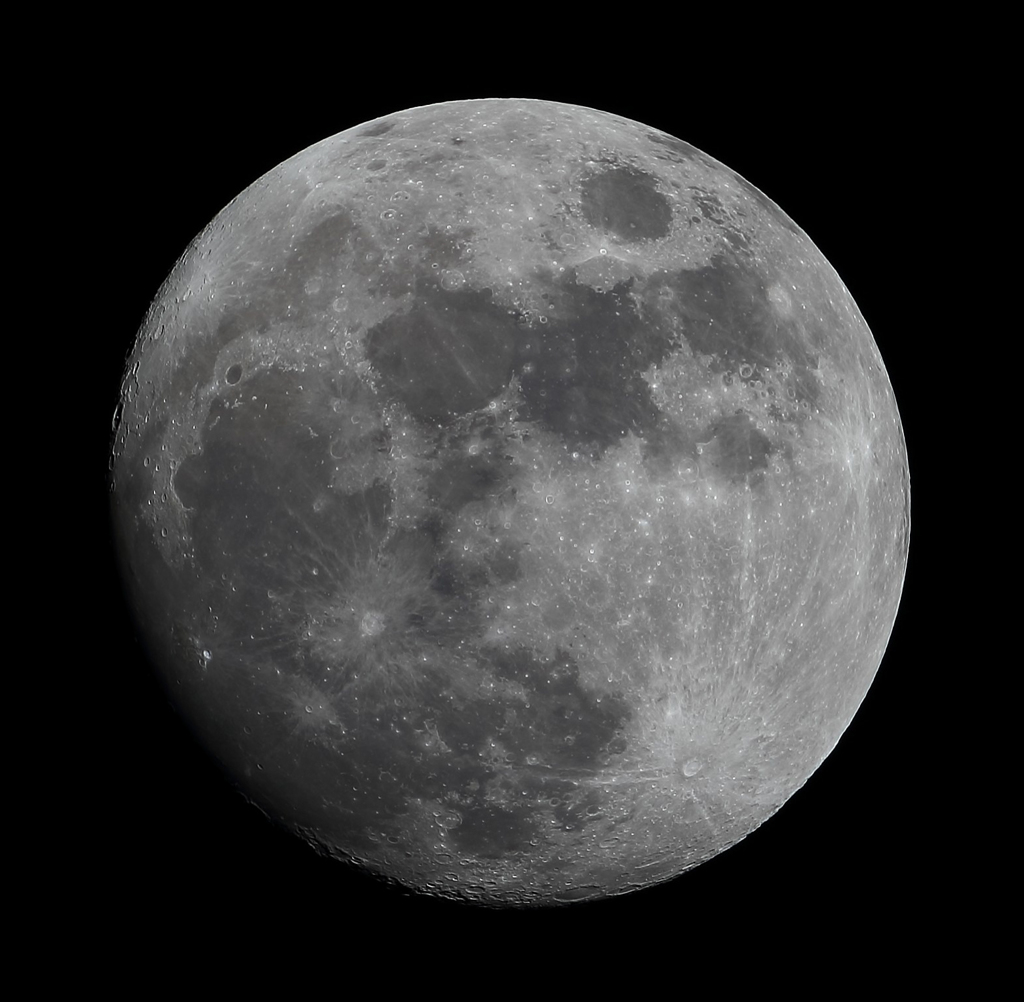 月撮り練習　その２（ISO=100　SS=1/320）