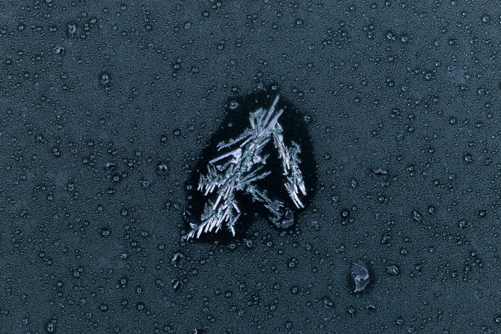 寒い朝 －３℃