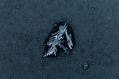寒い朝 －３℃