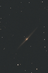 NGC4565 10min×2枚 低ゲインで検証①