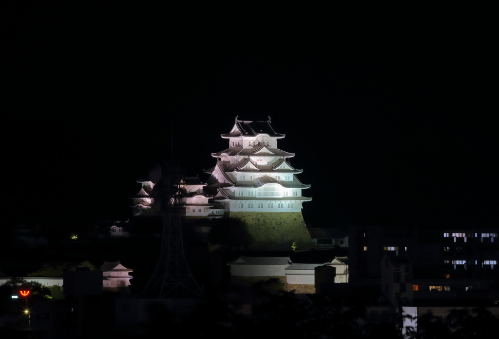夜の姫路城