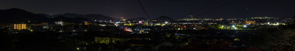 赤とんぼの里　龍野の夜景