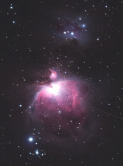 八塔寺からのオリオン大星雲（１枚撮り）