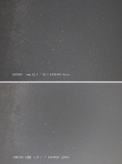 SAMYANG 14mm f2.8 / f4 比較