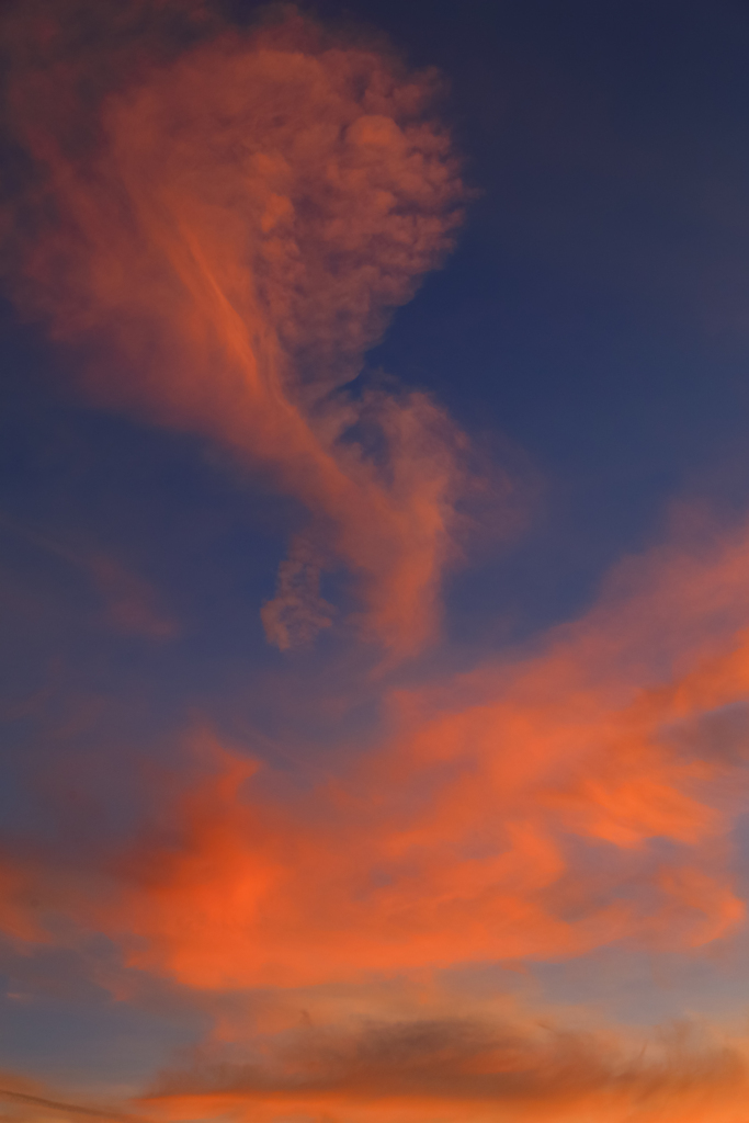 よく焼けた今日の夕刻 ①