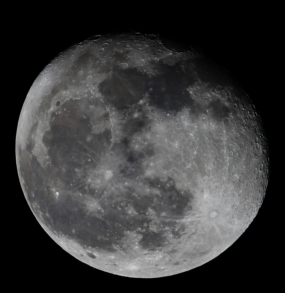 先日の月（SS:1/640）の再処理