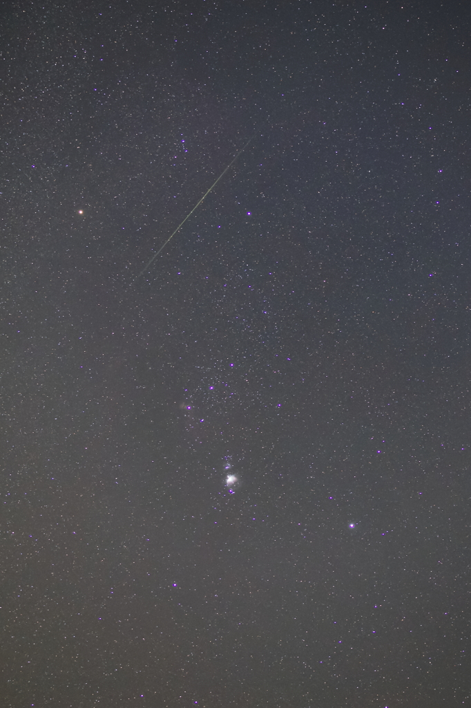 オリオンと流れ星