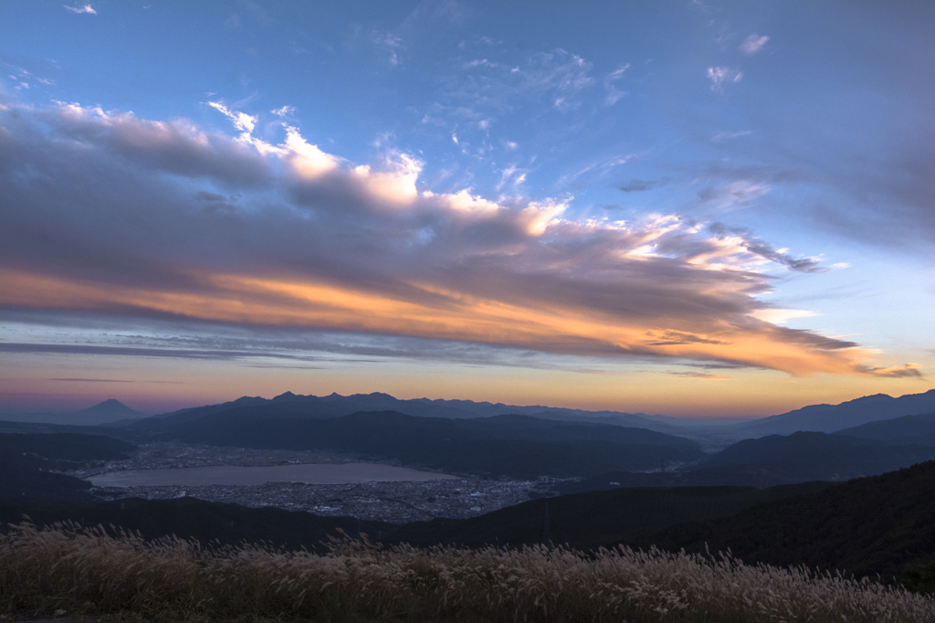 秋の夕暮れ