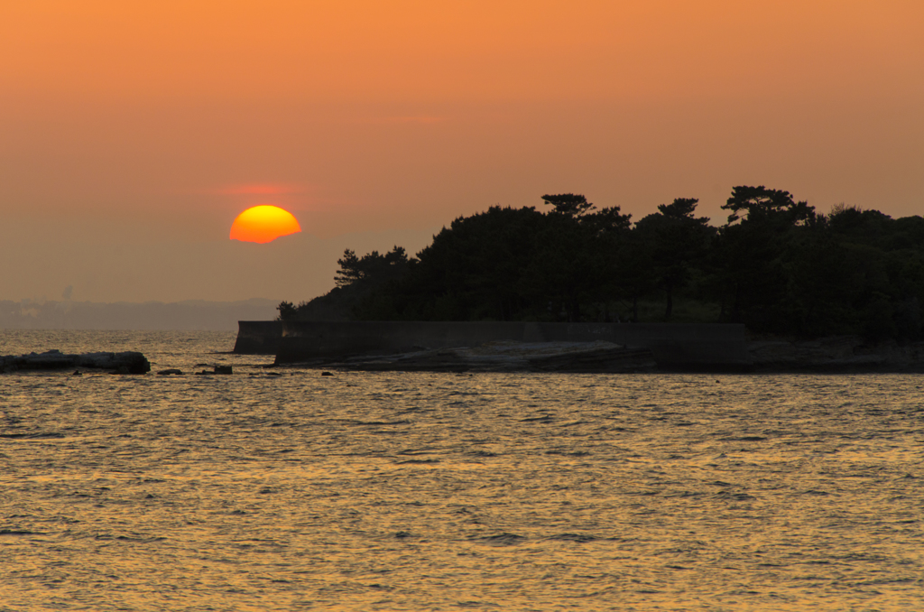 佐久島　～夕日～