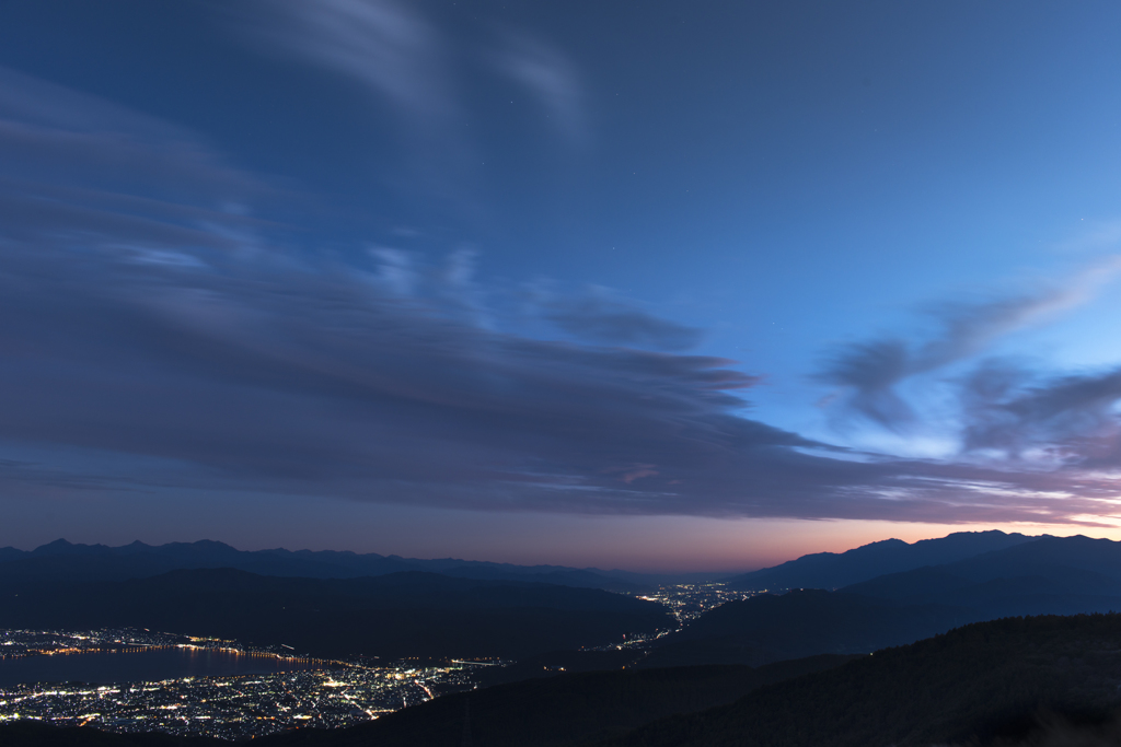 マジックアワーと秋雲