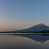 河口湖の朝