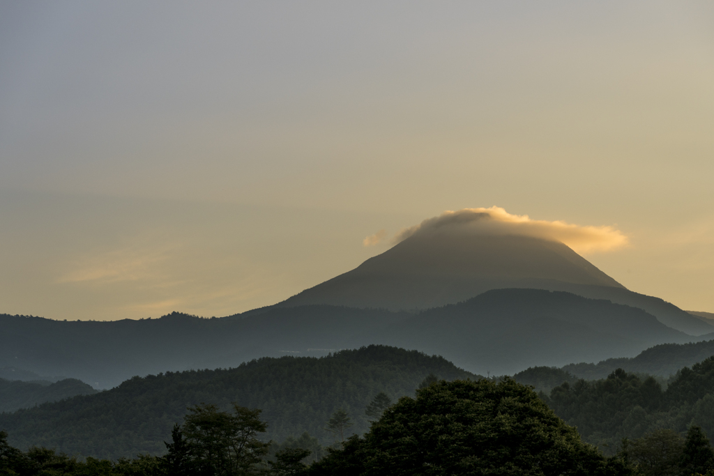 富士山みたいですが・・・