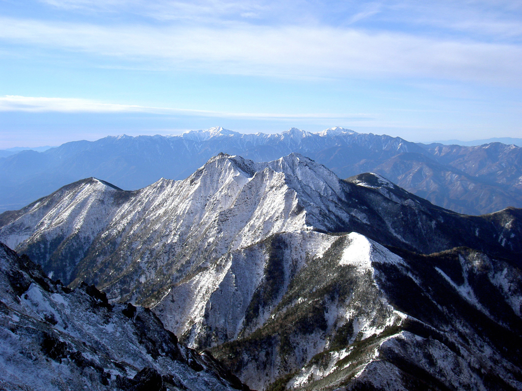 八ヶ岳　権現岳初冬