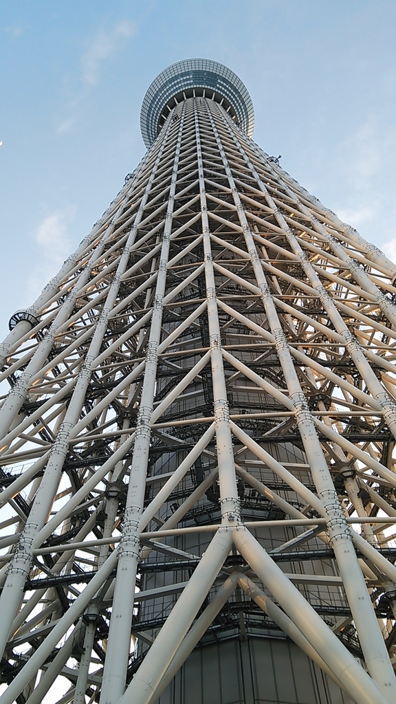 東京スカイツリー ドアップ