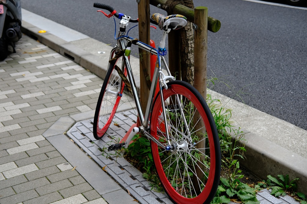 カラフルな自転車