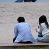 海を見ながら