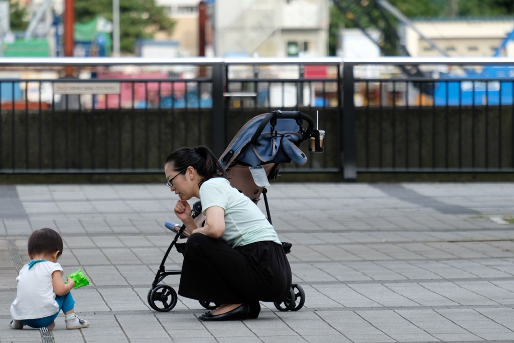 お散歩中