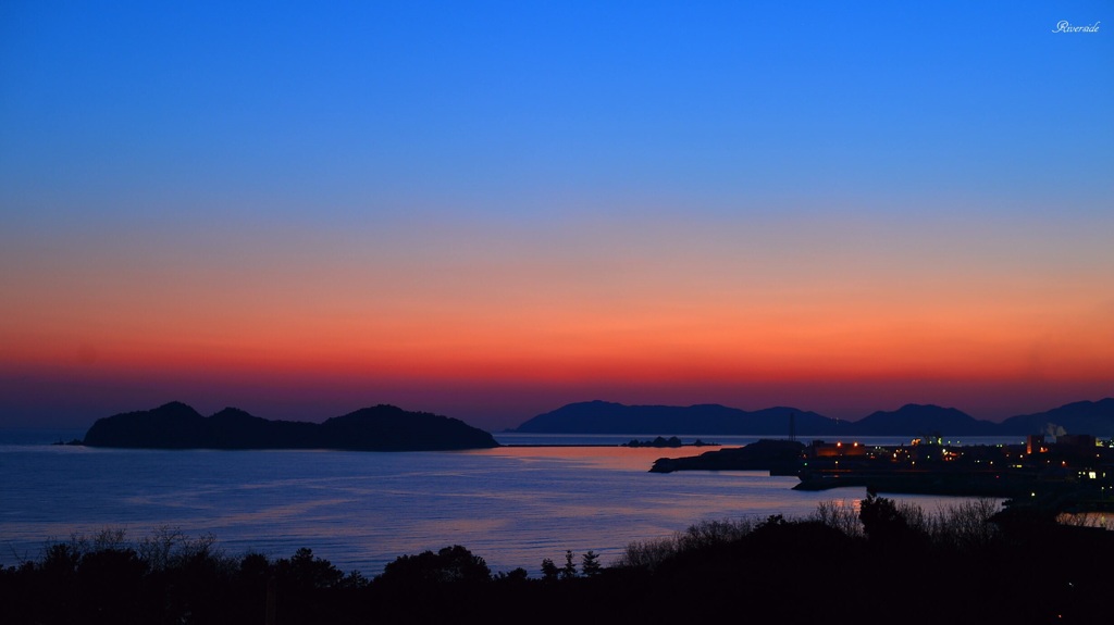 昨日の夕景