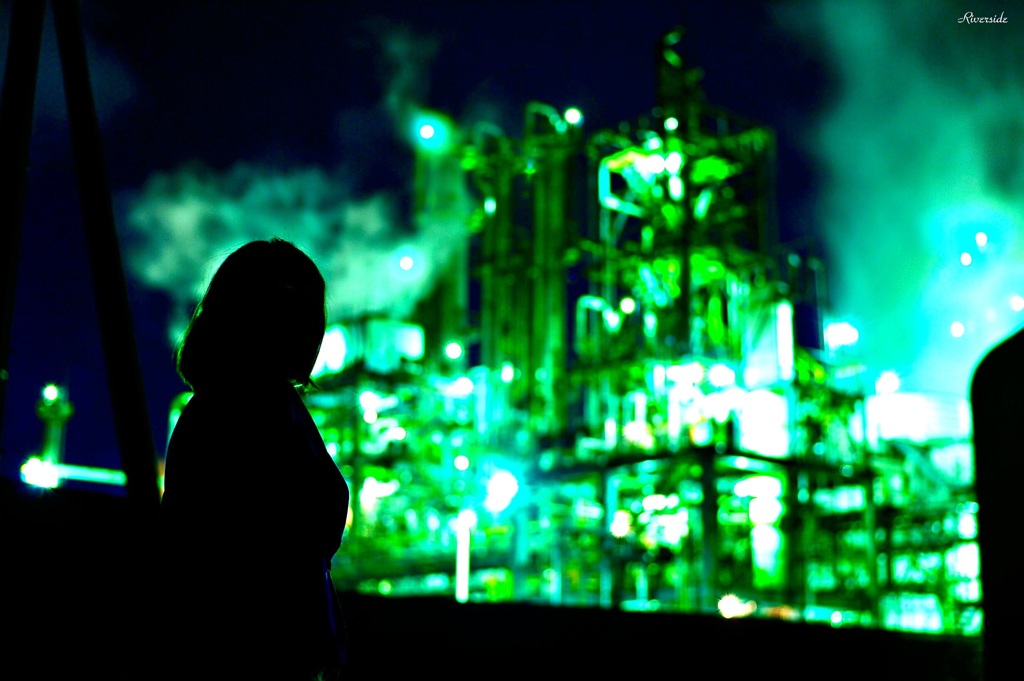 Plant and woman