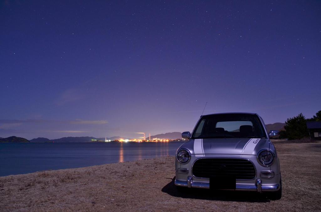 Ｇｉｎｏと星空と海と工場